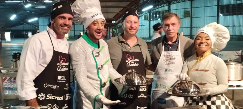 Sindilojas Caxias participa do Homens na Cozinha